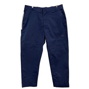 Nike Pants Mens 34 Navy Blue Golf Chino Zip Pocket Tapered‎ Casual Golf